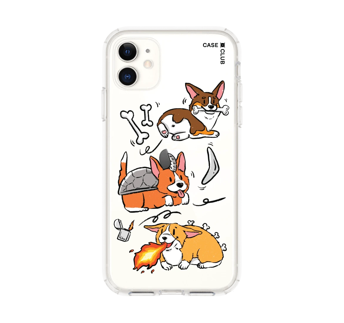เคสใส iphone 11 พลังคอร์กี้สุดป่วน